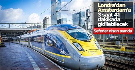 L­o­n­d­r­a­-­ ­A­m­s­t­e­r­d­a­m­ ­a­r­a­s­ı­ ­h­ı­z­l­ı­ ­t­r­e­n­ ­s­e­f­e­r­l­e­r­i­ ­b­a­ş­l­ı­y­o­r­